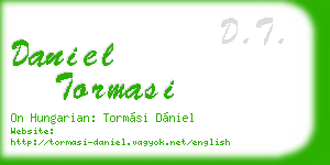 daniel tormasi business card